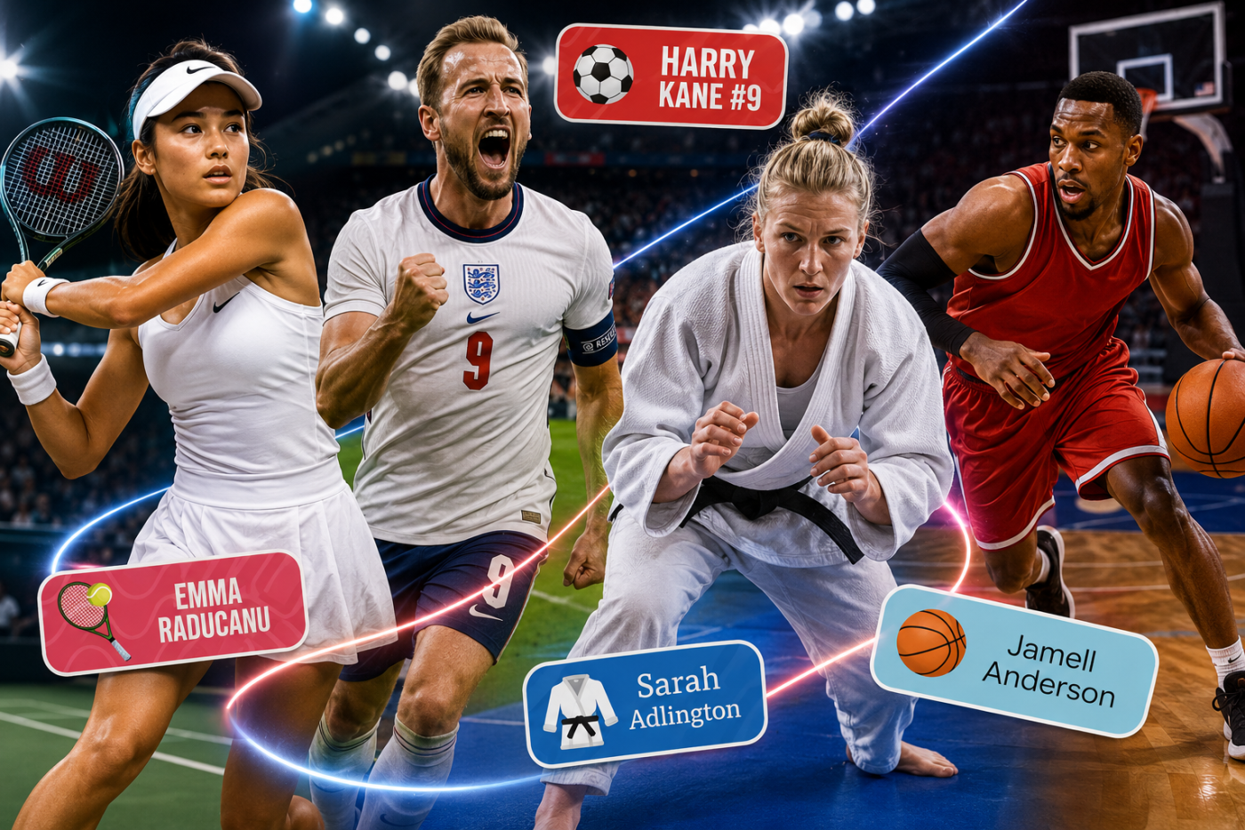 The Summer of Sport is Here – Show Your Colours with Tiger Tags Sporting Name Labels